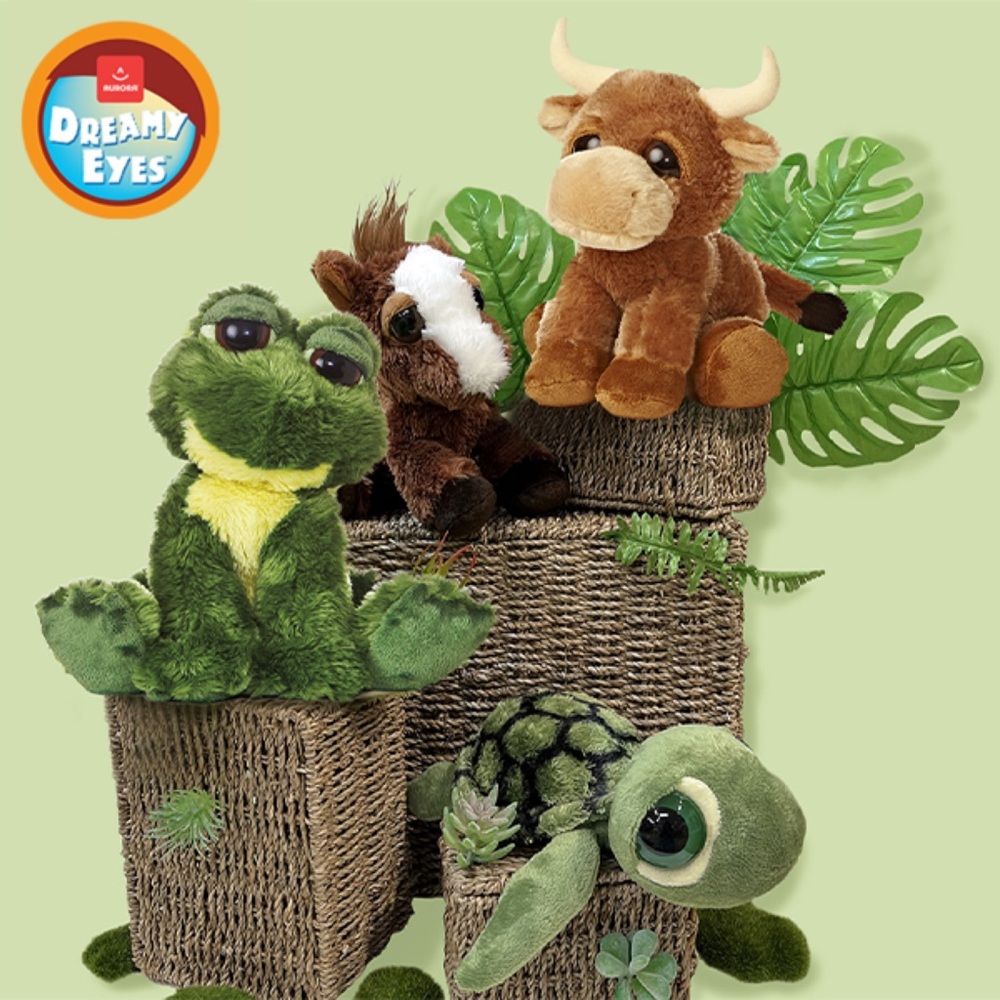 Aurora Enchanting Dreamy Eyes Fantabulous Frog Stuffed Animal
